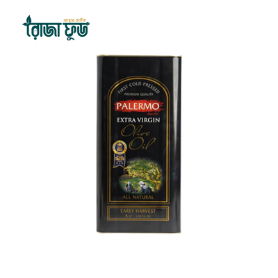(৫ লিটার টিন) পালের্মো এক্সট্রা ভার্জিন অলিভ অয়েল- Palermo Extra Virgin Olive Oil