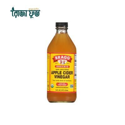 (৪৭৩ মিলি)ব্র্যাগ অরগানিক অ্যাপল সাইডার ভিনেগার- Bragg Organic Apple Cider Vinegar